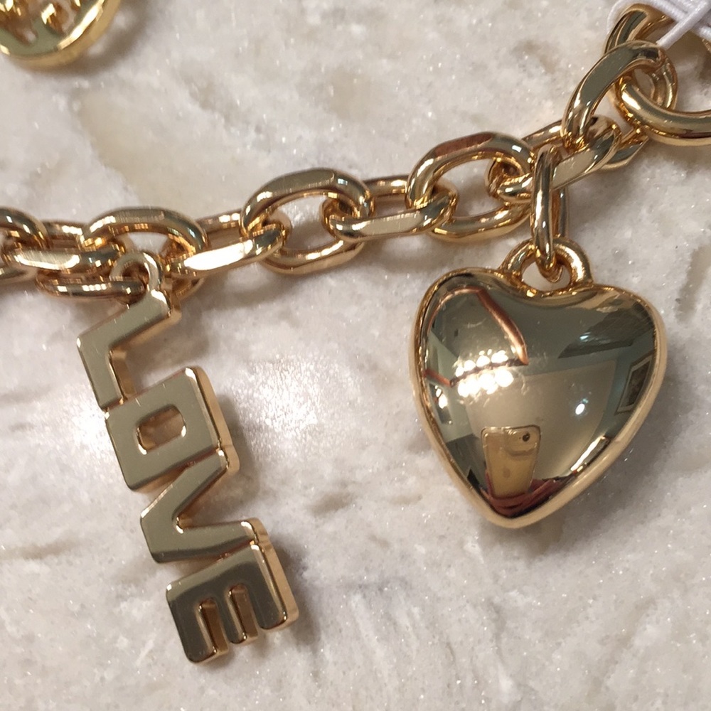 Tory Burch Heart Chain Bracelet or  Key Fob - Picture 6 of 8